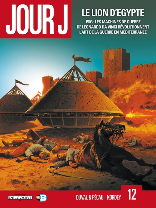 ebook cover of Jour J T12 - Le Lion d'Égypte, by Fred Blanchard