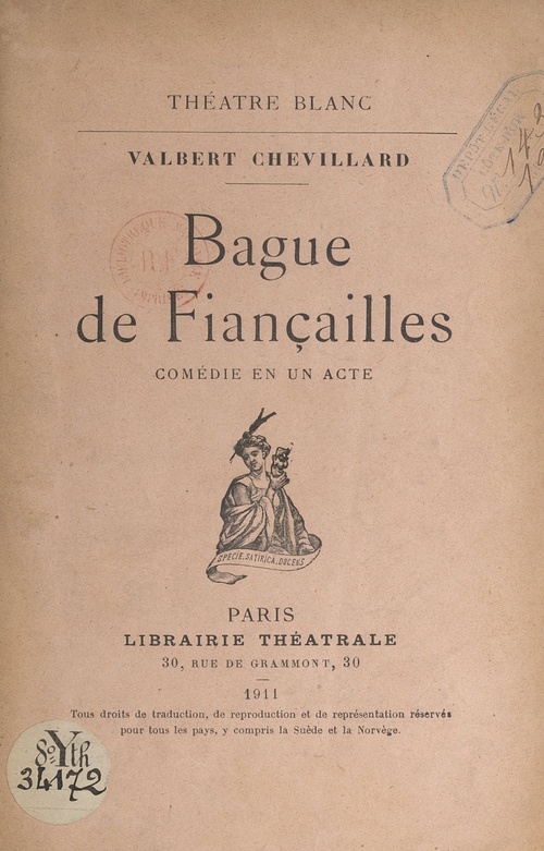 Couverture ebook de Bague de fiançailles, de Valbert Chevillard