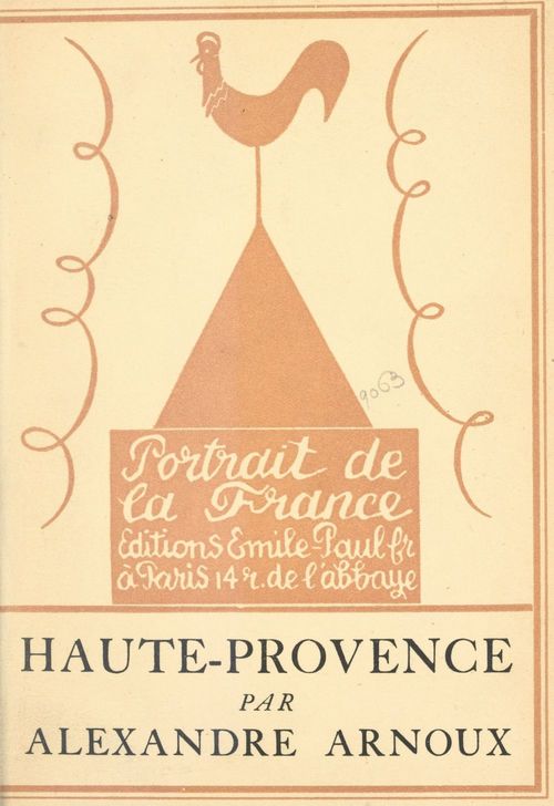 Couverture ebook de Haute-Provence, de Alexandre Arnoux