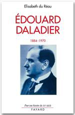 ebook cover of Edouard Daladier, by Elisabeth Du Réau