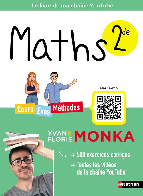 ebook cover of Maths 2de avec Yvan Monka, by Florie Monka, Yvan Monka, Romain Ronzeau