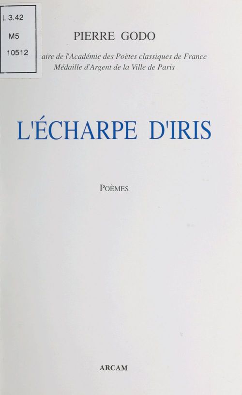 Couverture ebook de L'Écharpe d'iris, de Pierre Godo