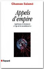 ebook cover of Appels d'empire, by Ghassan Salamé