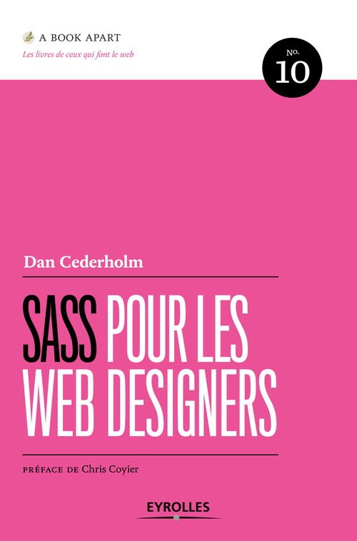 ebook cover of Sass Pour Les Web Designers N10, by Dan Cederholm