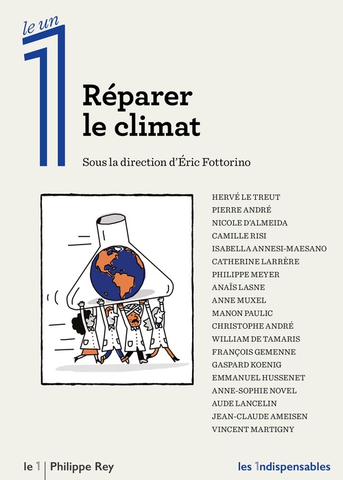 Couverture ebook de Réparer le climat, de Collectif, Eric Fottorino