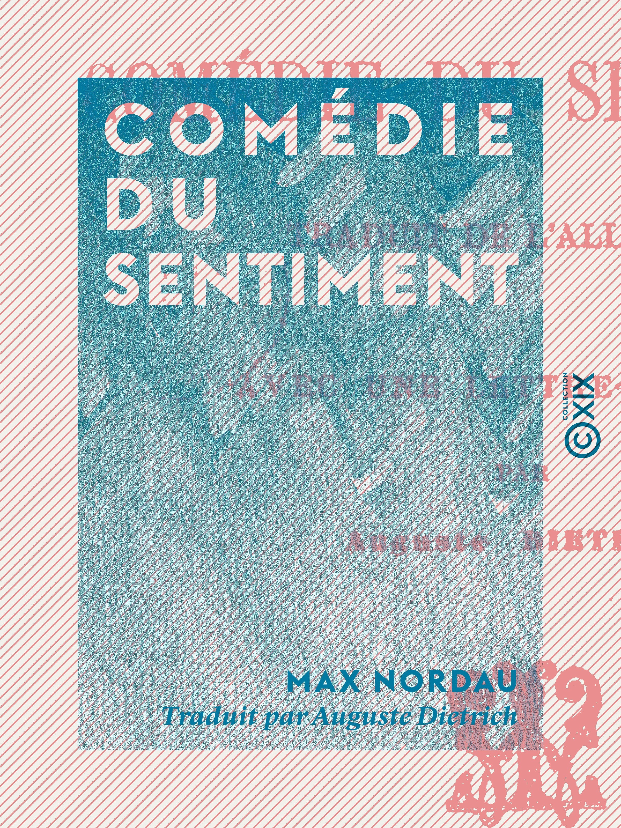 Couverture ebook de Comédie du sentiment, de Max Nordau