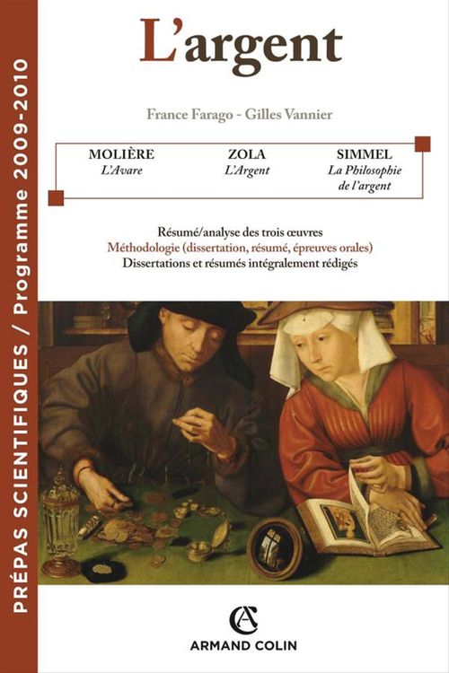 Couverture ebook de L'Argent, de