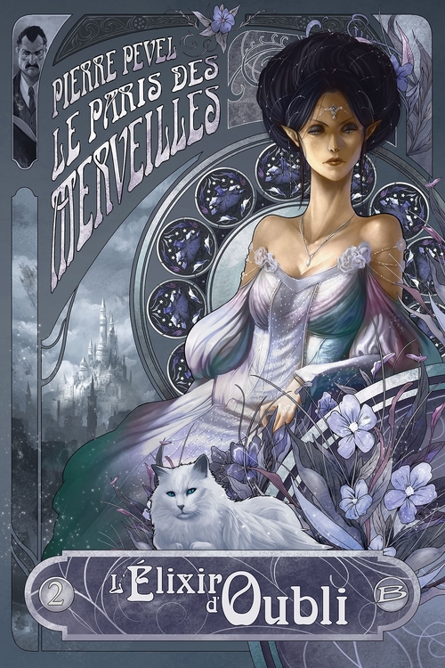 Couverture ebook de Le Paris des merveilles, T2 : L'Élixir d'oubli, de Pierre Pevel