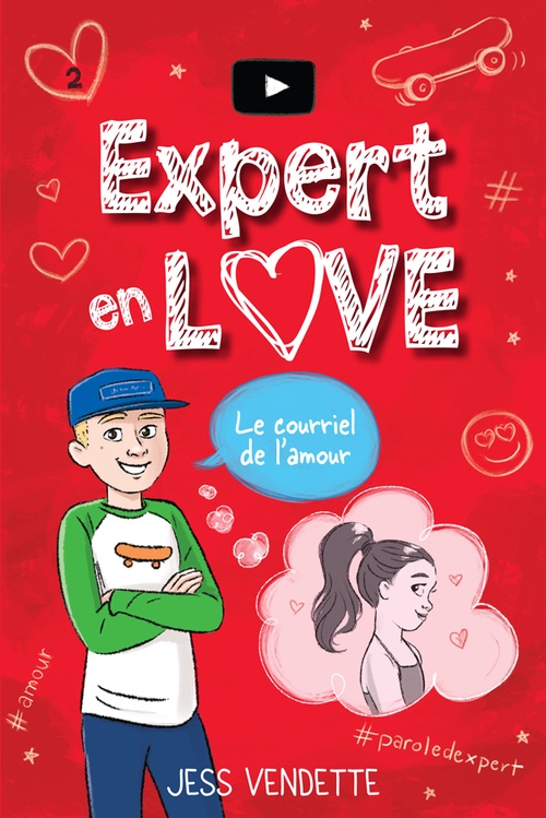 Couverture ebook de Le courriel de l'amour, de Jess Vendette