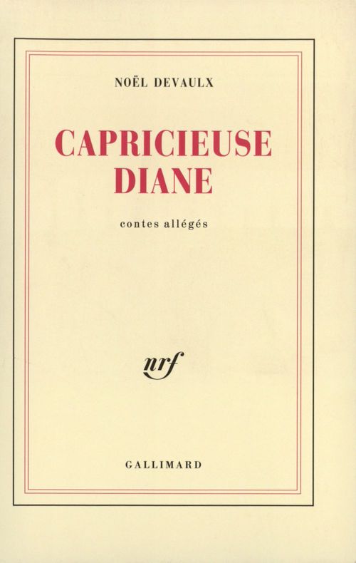 Couverture ebook de Capricieuse Diane, de Noël Delvaux