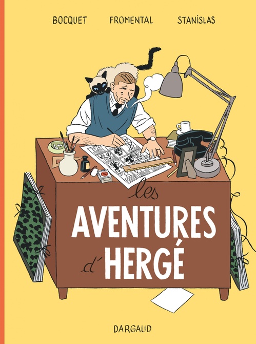 ebook cover of Les Aventures d'Hergé, by José-louis Bocquet, Jean-Luc Fromental, Stanislas