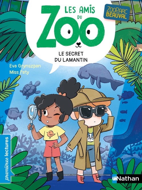 Couverture ebook de Les amis du zoo Beauval - Le secret du lamantin, de Eva Grynszpan