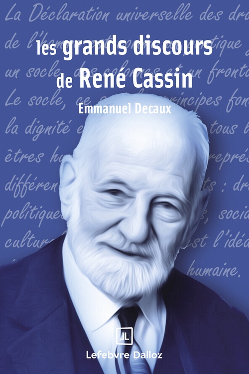 ebook cover of Les grands discours de René Cassin, by Emmanuel Decaux