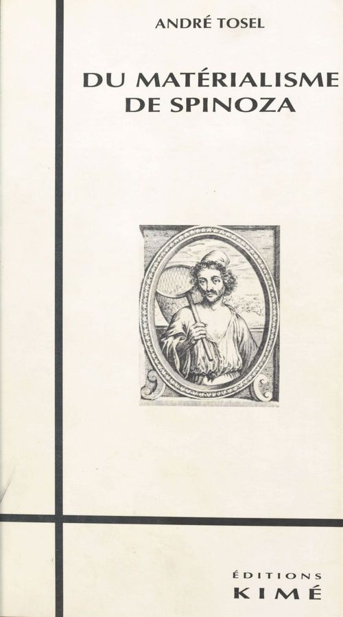ebook cover of Du matérialisme de Spinoza, by André Tosel