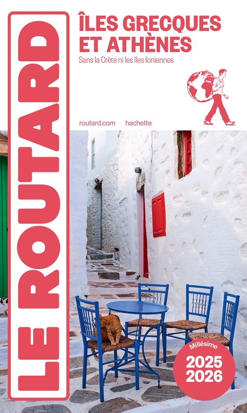 Couverture ebook de Guide du Routard Îles grecques et Athènes 2025/26, de Collectif