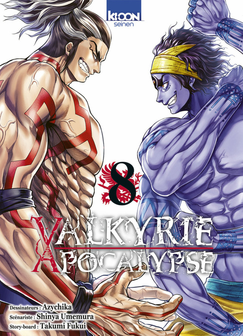 Couverture ebook de Valkyrie Apocalypse T08, de Shinya Umemura, Takumi Fukui, Ajichika
