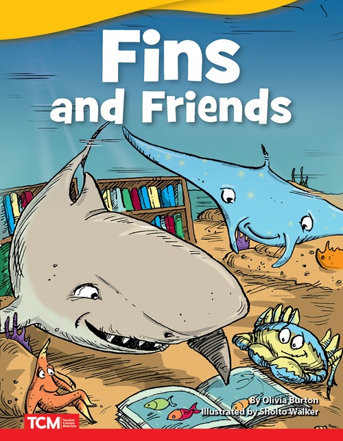 Couverture ebook de Fins and Friends, de Olivia Burton