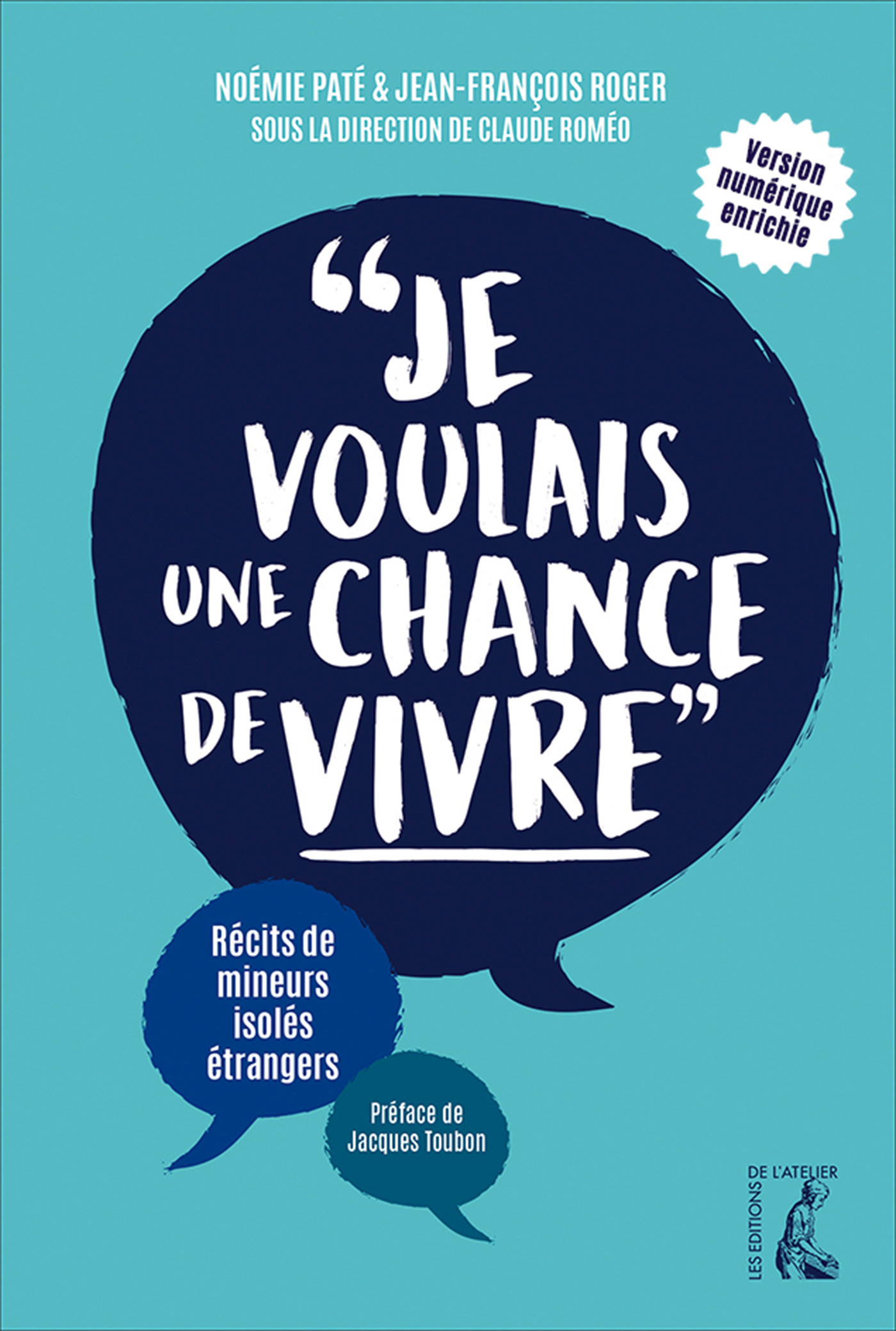 Couverture ebook de « Je voulais une chance de vivre », de Noémie Paté, Jean-françois Roger, Claude Roméo