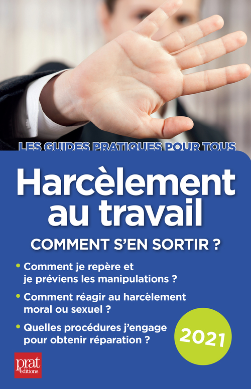 Couverture ebook de Harcèlement au travail 2021, de Marie-José Gava