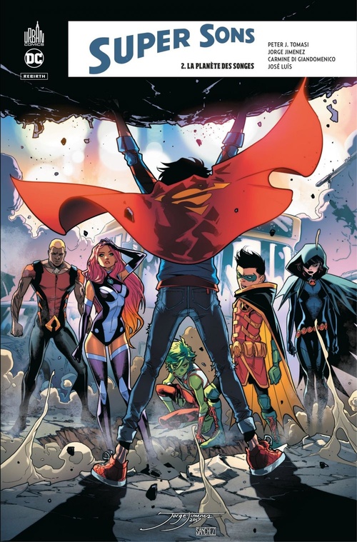 ebook cover of Super Sons - Tome 2 - La planète des songes, by Collectif, Peter J. Tomasi, Jorge Jiménez