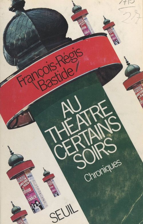 ebook cover of Au théâtre certains soirs, by François-régis Bastide