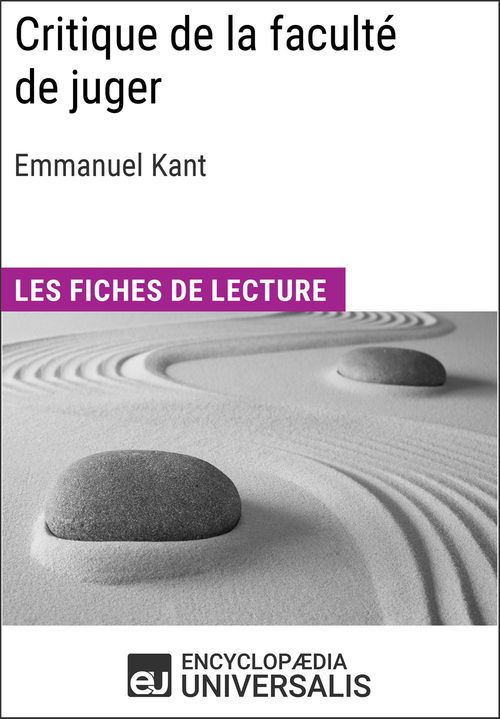 ebook cover of Critique de la faculté de juger d'Emmanuel Kant, by Encyclopaedia Universalis
