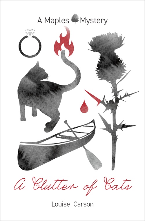Couverture ebook de A Clutter of Cats, de Louise Carson