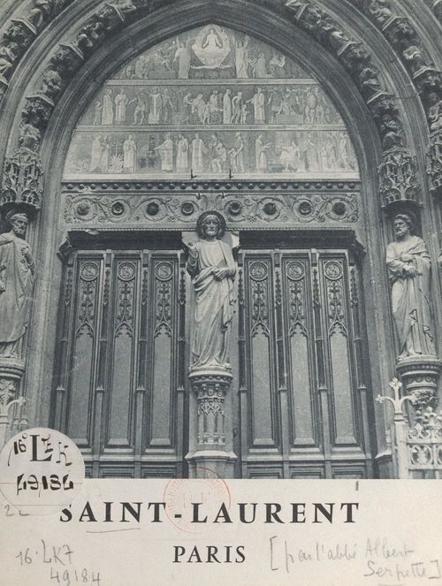 Couverture ebook de Saint-Laurent, Paris, de Albert Serpette