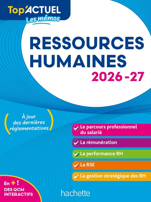 ebook cover of Top'Actuel Ressources Humaines (RH)  2026-2027, by Hamza Merabet