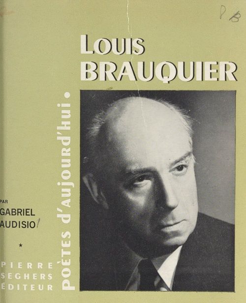 Couverture ebook de Louis Brauquier, de Gabriel Audisio