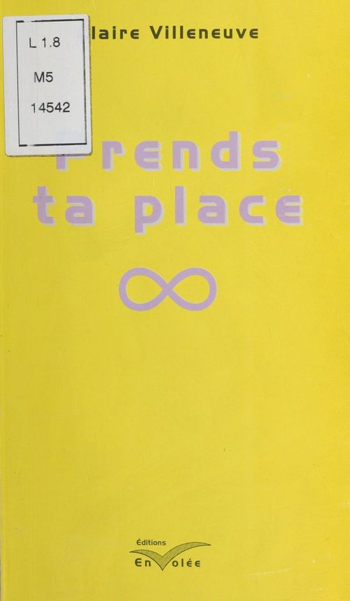 Couverture ebook de Prends ta place, de Claire Villeneuve
