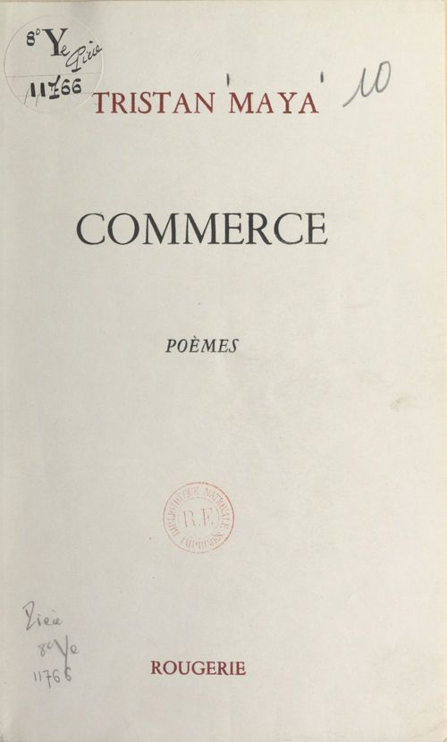 ebook cover of Commerce, by Tristan Maya