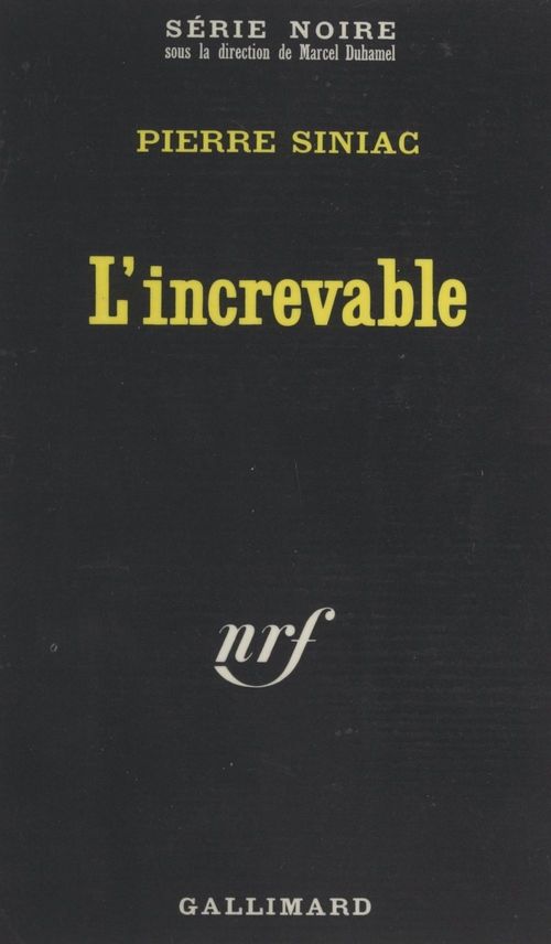 Couverture ebook de L'increvable, de Pierre Siniac