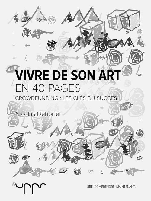 Couverture ebook de Vivre de son art, de Nicolas Dehorter