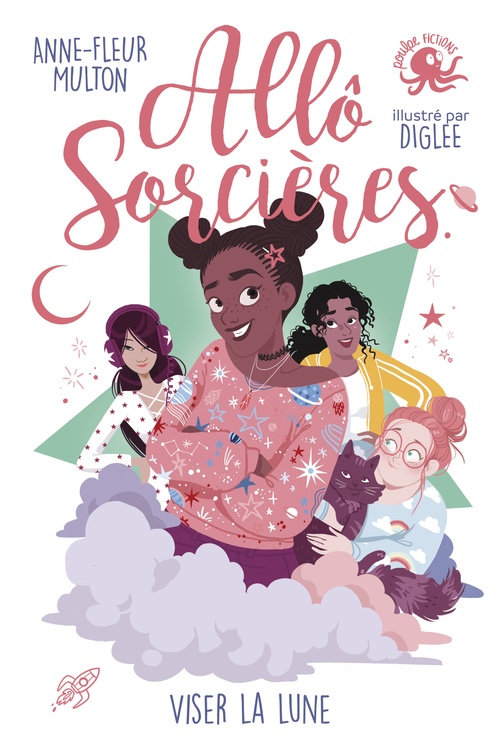 ebook cover of Allô sorcières - Viser la lune, by Anne-Fleur Multon