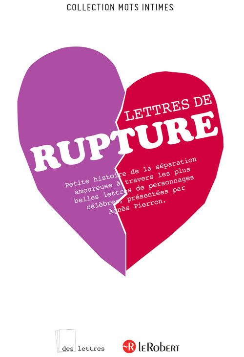 ebook cover of Les lettres de rupture Epub, by Collectif