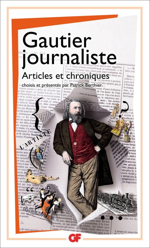 Couverture ebook de Gautier journaliste, de Patrick Berthier, Théophile Gautier