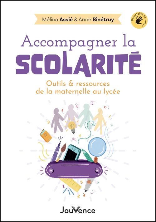 Couverture ebook de Accompagner la scolarité, de Mélina Assié, Anne Binetruy