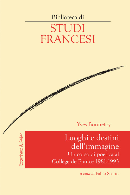 Couverture ebook de Luoghi e destini dell´immagine, de Yves Bonnefoy