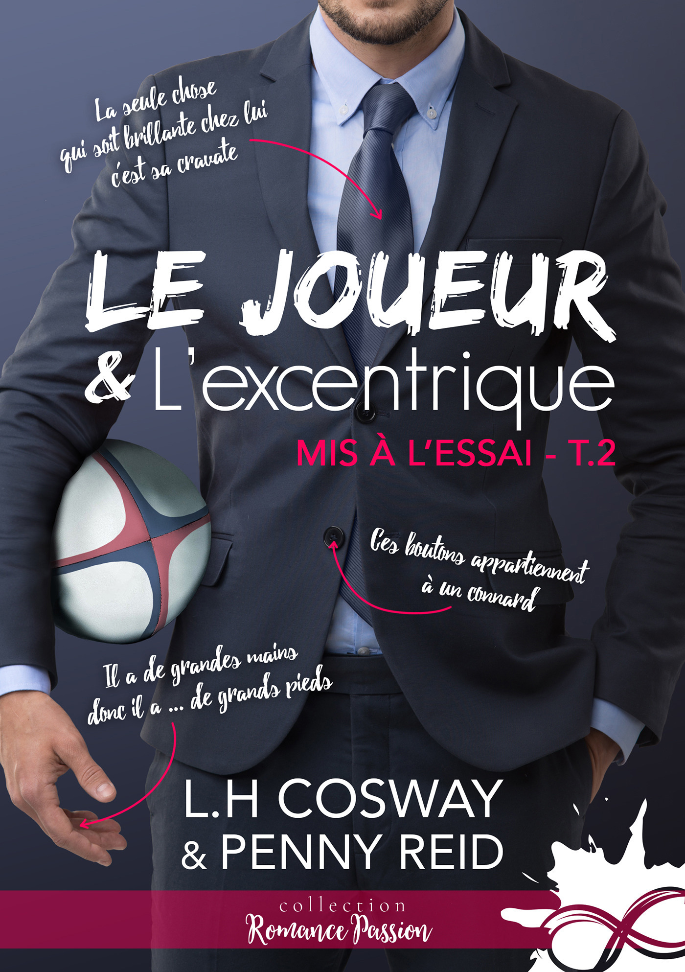 Couverture ebook de Le joueur et l'excentrique, de Penny Reid