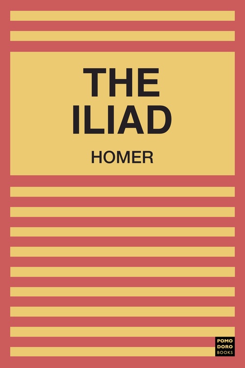 ebook cover of The Iliad, by Homer