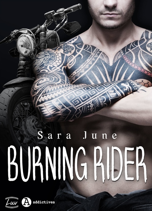 ebook cover of Burning Rider, by Sara June