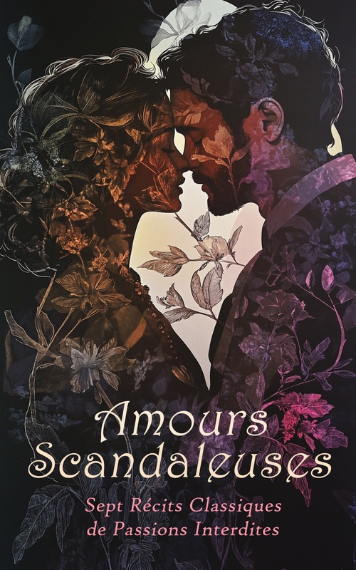 ebook cover of Amours Scandaleuses : Sept Récits Classiques de Passions Interdites, by Pierre Loti, Raymond Radiguet, Alexandre Dumas, Emile Zola, Alfred De Musset, Joris-Karl Huysmans, Madame De La Fayette