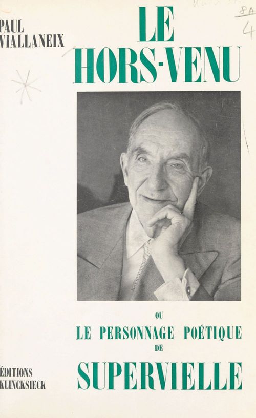 Couverture ebook de Le hors-venu, de Paul Viallaneix