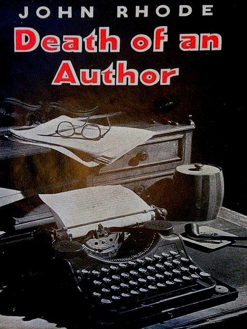 Couverture ebook de Death of an Author, de John Rhode