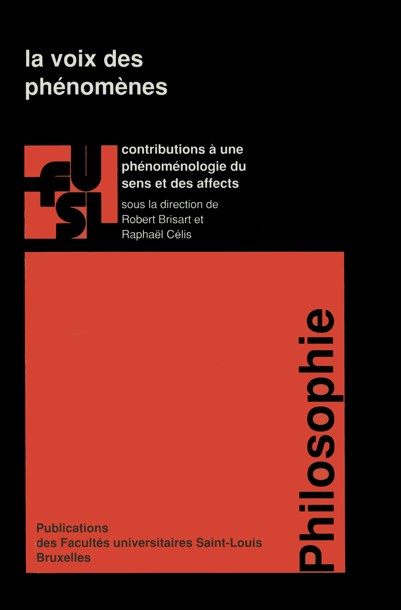 ebook cover of La voix des phénomènes, by