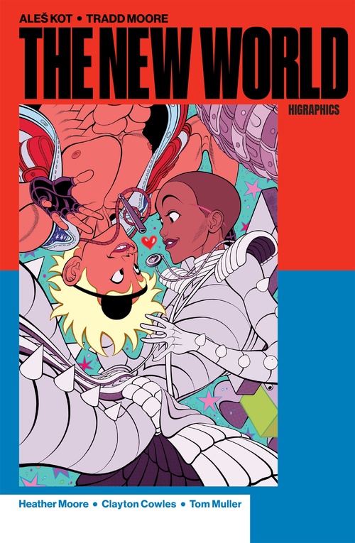 ebook cover of The New World, by Ales Kot, Tradd Moore, Heather Moore