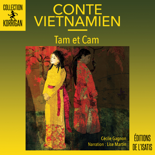 audiobook cover of Tam et Cam, by Cécile Gagnon