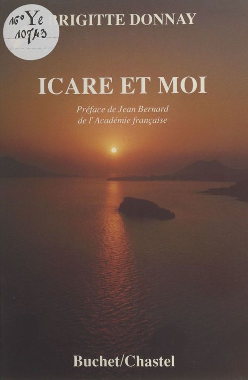 Couverture ebook de Icare et moi, de Brigitte Donnay