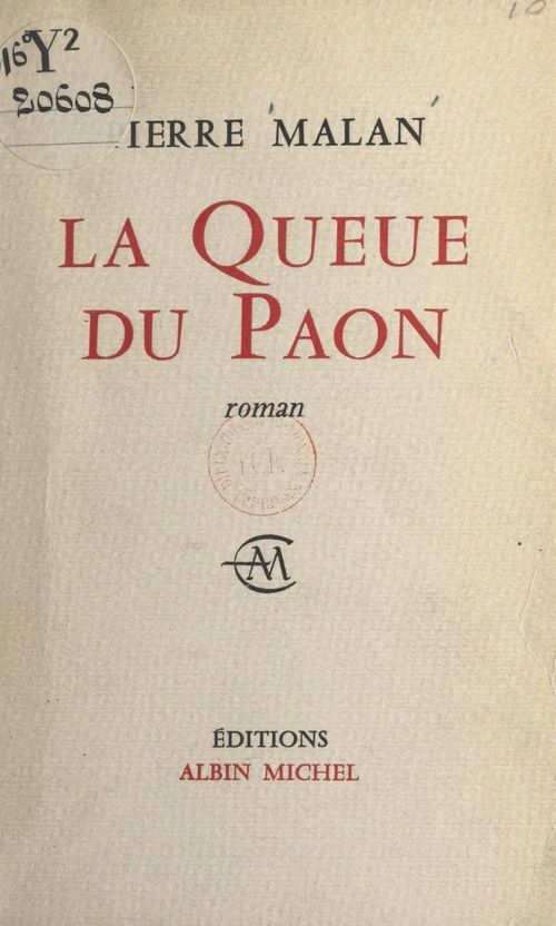 ebook cover of La queue du paon, by Pierre Malan